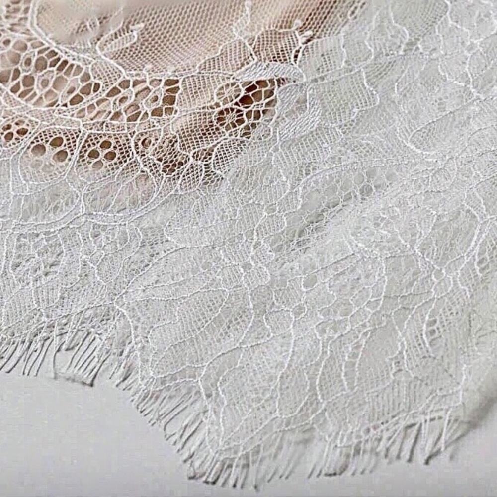 SOLD OUT Romantic Eyelash Lace Embroidered Sheer Maxi Dress - Picture 6 of 6